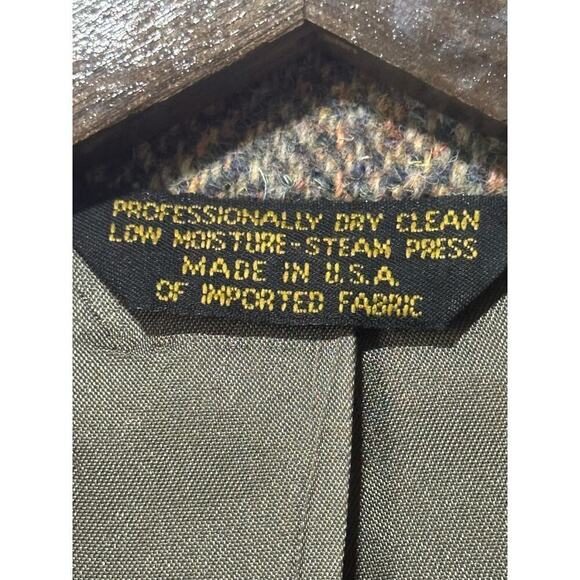 Harris Tweed Wool Sport Coat Men’s 40R muli Herringbone Blazer Anderson Little - Picture 5 of 7